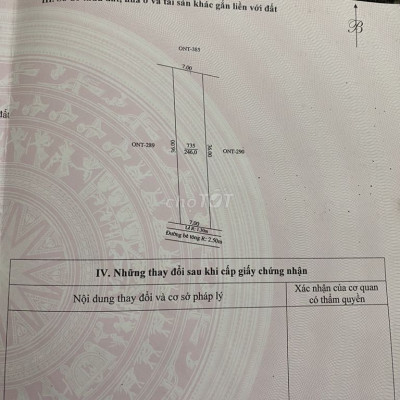 Bán đất thổ cư