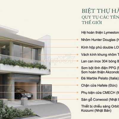 Biệt thự siêu Vip biển Nam Đà Nẵng Chỉ 30tr/m2 Đã có sổ hồng lâu dài