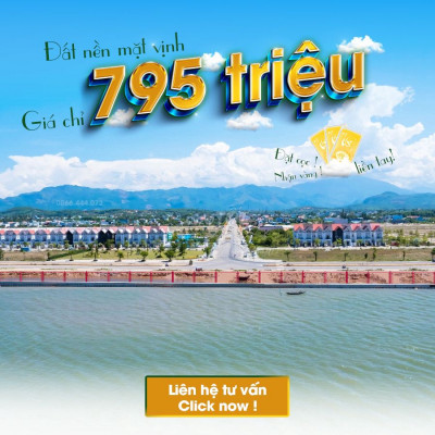 ĐẤT NỀN MẶT VỊNH + VỊNH AN HÒA + NÚI THÀNH CHU LAI QUẢNG NAM !