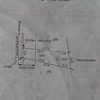 Chính chủ cần bán sổ y hình 165m2 đường chính Thôn Tân Hạnh, Hòa Phước