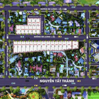 Đối lưng Nguyễn Tất Thành khu đô thị sầm uất giá 1 tỷ2