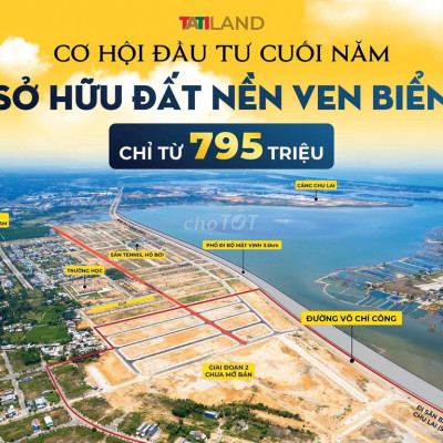 ĐẤT NỀN MẶT BIỂN ĐÀ NẴNG - QUẢNG NAM - GIÁ TỐT - CÓ SỔ - SỞ HỮU LÂUDÀI