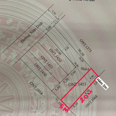 Bán lô đất thổ cư 5x20 Tại Cẩm Thanh Hội An