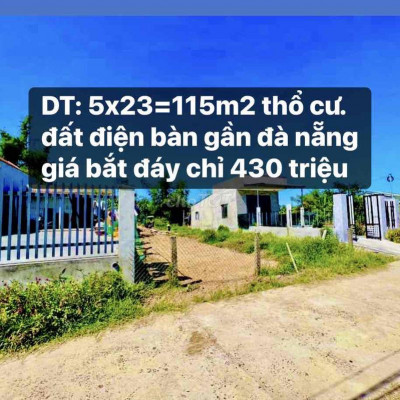 rẻ và đẹp nhất. thanh lý lô đất điện bàn chỉ 390 triệu/lô