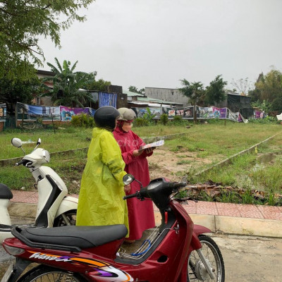 Chính chủ 6 lô Đường QH10,5M.Thị Trấn Nam Phước.sẵn sổ đỏ. view sông.