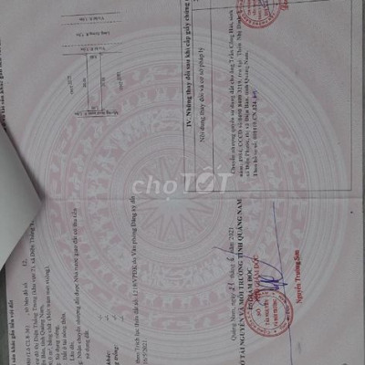 Cần bán nhanh đất Điện Thắng Trung đã có sổ hồng