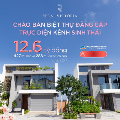 CHỈ VỚI 29 TRIỆU/M2 BẠN ĐÃ SỞ HỮU NGAY BIỆT THỰ 2 MẶT TIỀN CẠNH SÔNG