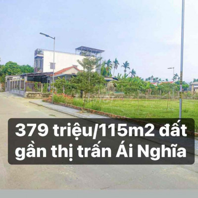 379 triệu 115m2 lô đất gần ÁI NGHĨA