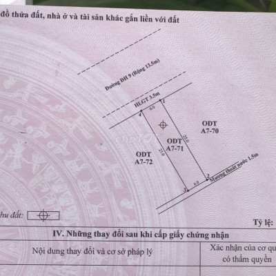 Đất mặt tiền đường Hồ Nghinh