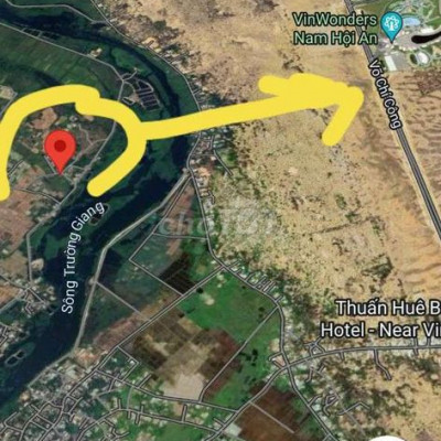 Cánh đông sát biển nam hội an Vườn hai mặc tiền bê tông 3m .viu đồng