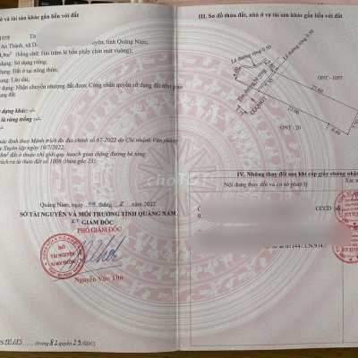 Đất nền Quảng Nam giá sụp hầm chỉ 550 triệu