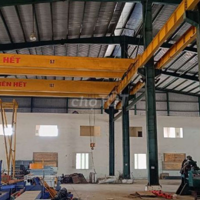 Cho thuê xưởng cơ khí 3000 - 6000m cẩu trục 10T trong Khu công nghiệp