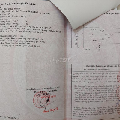 Cần bán lô mặt tiền QL1A ngang 6,9 giá rẻ Bình Nguyên