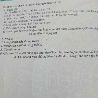 Bán 600m2 đất ở giá 700 triệu