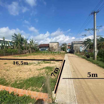Chính chủ cần bán đất 115,8m2 (7m x 16.5m) sát Thị Trấn Ái Nghĩa