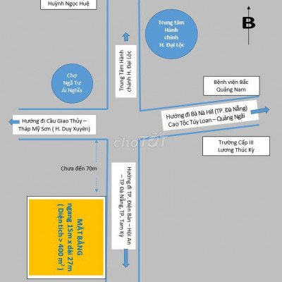 Chính chủ cho thuê Mặt bằng - Ái Nghĩa - Khu dân cư sầm uất