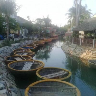 Đất biệt thự, View bến thuyền, ngang 10m, rừng dừa Cẩm Thanh, Hội An
