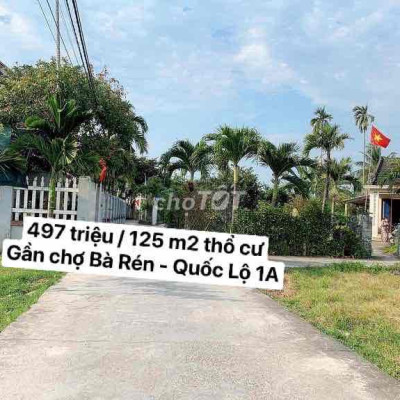 Bán đất giáp Quốc Lộ 1A, diện tích 8m x 18m, giá 497 triệu
