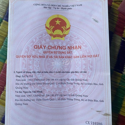 Đất đã có sổ La Thọ 1, Điện Hoà