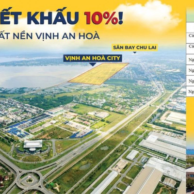 [Chủ đầu tư FVG-Vịnh An Hòa]Chiết khấu 10%-đất nền đẹp nhất,giá 1,3 tỷ