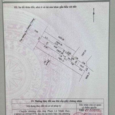 Bán lô đất mặt tiền An Dương Vương-Thanh Hà-Hội An