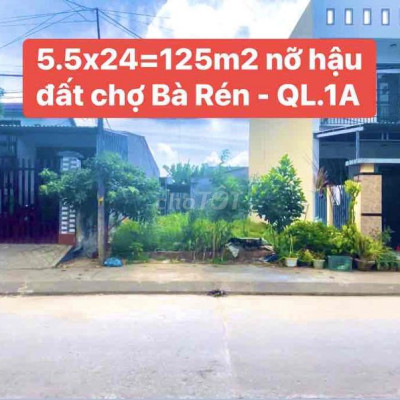 đất nền chợ Bà Rén 490 triệu/125m2