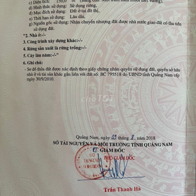 Bán Nhanh Lô Đất Đối Lưng Đại Hoc FPT - Mặt Tiền Công Viên - Gía Tốt