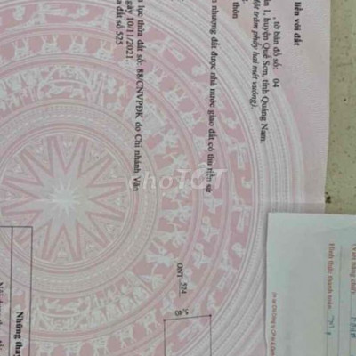 Đất chính chủ cần bán thôn Phù Sa, Quế Xuân 1, Quế Sơn, Quảng Nam