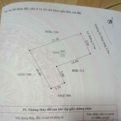 Chính chủ gửi bán lô ở Duy Phú, Duy Xuyên mặt tiền đường 5m5, ngang 9m