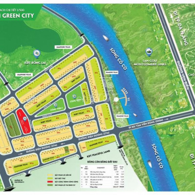 Bán lô đất kđt Green city Sát CocoBay Đường 7.5m thông dài