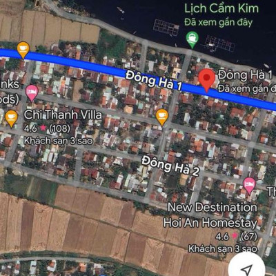 Bán Đất Lô Góc Sát Sông Cẩm Kim, Hội An.