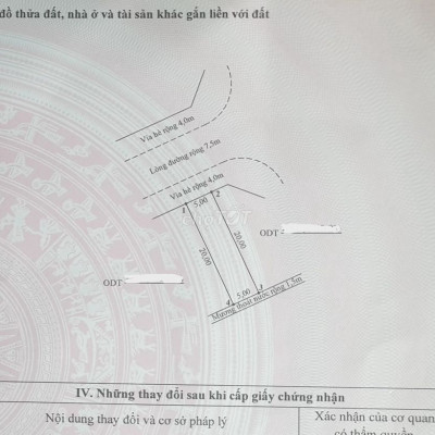 Bán đất mặt tiền đường 7,5m - Khu dân cư Phong Nhị, thị xã Điện Bàn