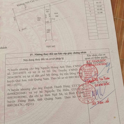 Cần bán lô đất mật tiền đường nối cao tốc