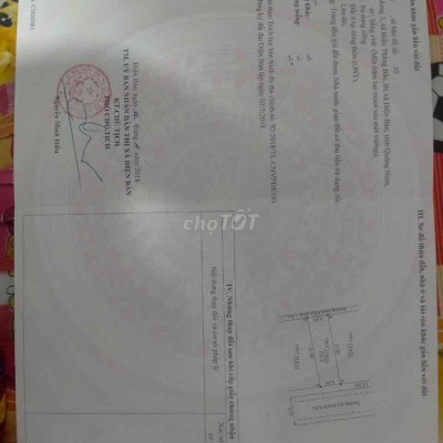 CẦN BÁN NHANH LÔ ĐẤT 6x21m ĐIỆN THẮNG BẮC GIÁP ĐÀ NẴNG