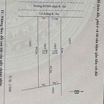 Mặt tiền DT609B Đại Hiệp giáp Đà Nẵng, đất ở hoàn toàn