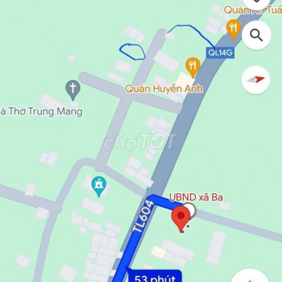 Bán đất xã ba đông giang.