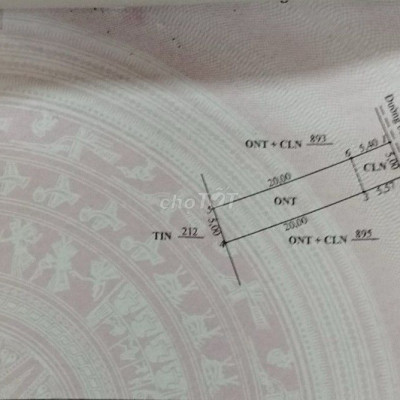 Đất sạch đẹp Thôn Hà Đông, 127m2 (25,5 x 5m), đường 5m, đường thông
