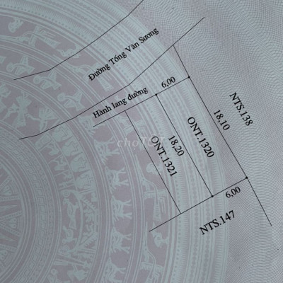 Đất mặt tiền kinh doanh đường Tống Văn Sương 10m5