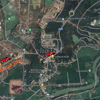 BÁN ĐẤT 200M2 ĐƯỜNG LIÊN XÃ 10M, CÂY XĂNG 71, BỒ BỒ, ĐIỆN TIẾN