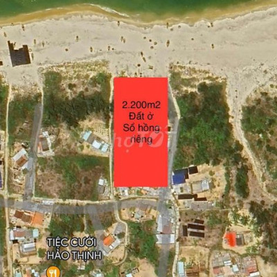 Siêu phẩm 2200m2 thổ cư nam hội an 3mt,view biển trực diện chỉ 10tỷ5