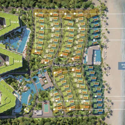 Sập Hầm biệt thự mặt biển An Bàng Hội An còn 33ty