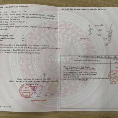 Đất Điện An giá chỉ 7xxxx