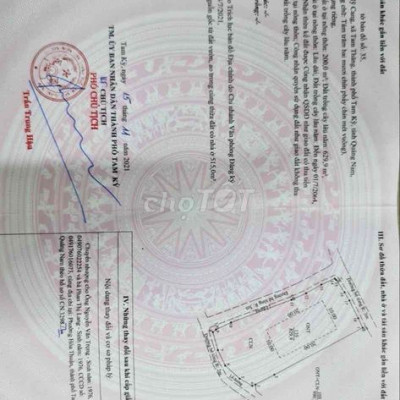 Lô Đất Tam Thăng 3 Mặt Tiền Betong DT: 830m2, Cách DT615 Chỉ 30m