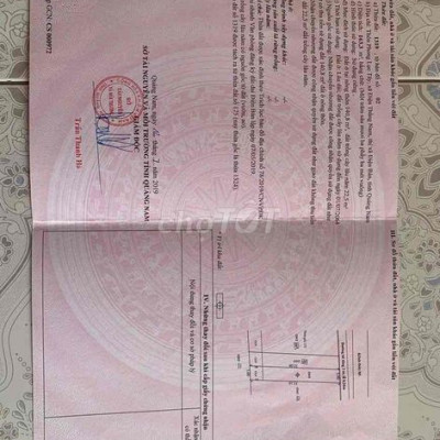 Cần bán gấp đất nề 165m2 Điện Thắng Nam