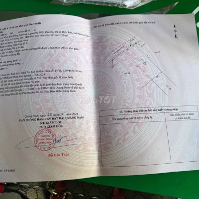 Cần bán đất Điện Phương, cách trung tâm Thị trấn Vĩnh Điện chỉ 3km