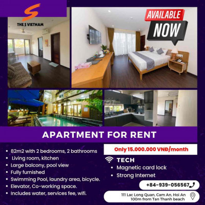 Căn hộ Apartment 2 phòng ngủ gần biển Hội An
