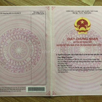 Cần bán đất chính chủ đang đứng tên không qua ngân hàng