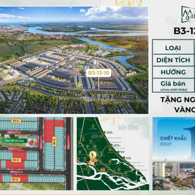 CHỐT NGAY LÔ ĐẤT ĐẮC ĐỊA PHÍA BẮC HỘI AN - THE MANSION HỘI AN