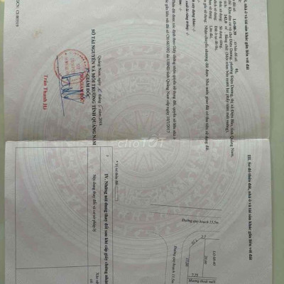 Cần bán đất 2mt đường 7,5m lề 4m