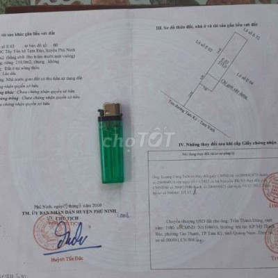 cần bán đất  mặt tiền khu tây yên.